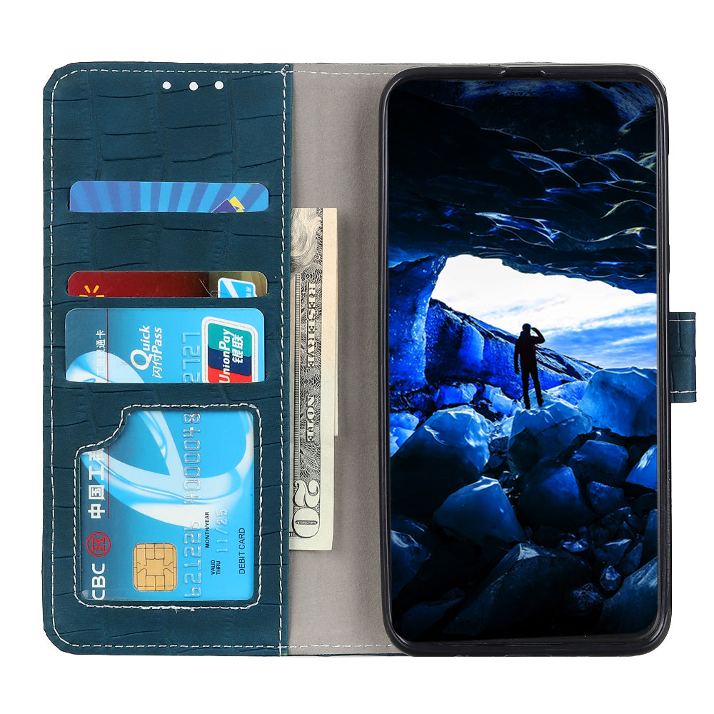 For Samsung Galaxy A05 4G Case Stand Crocodile Texture Leather Phone Wallet Cover For Samsung Galaxy A05 4G Case Stand Crocodile Texture Leather Phone Wallet Cover